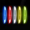 4Pcs Sign Protector Alarm Door Sticker Anti-Collision Car Reflective Strips Safety Warning