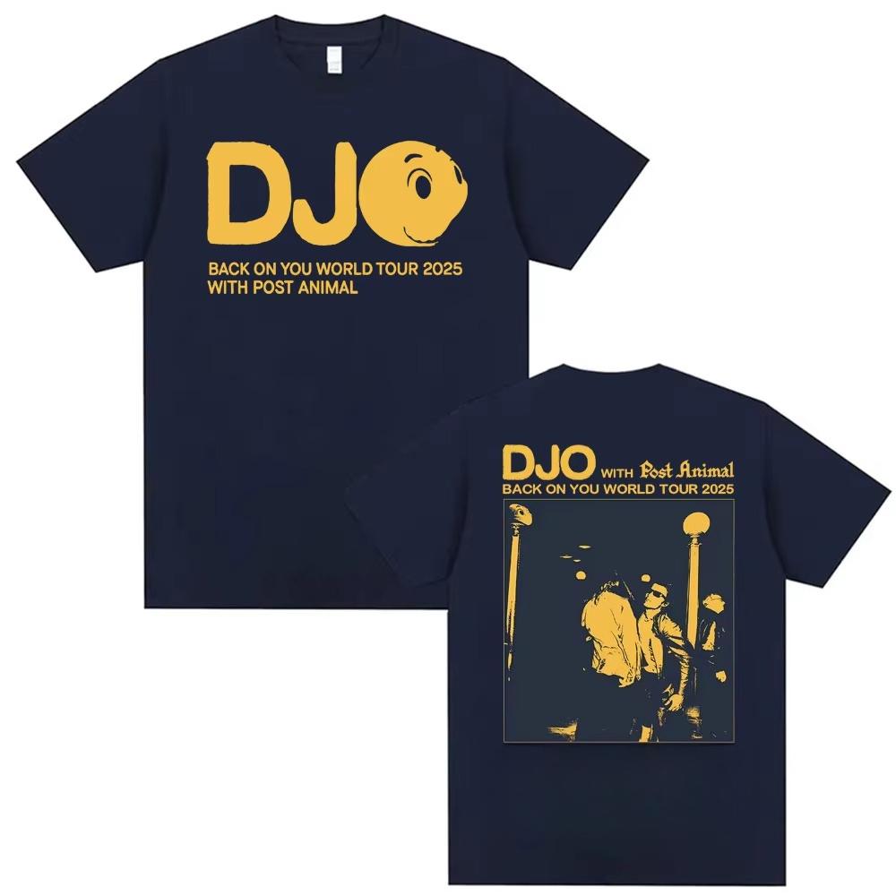 Djo Back on You Мировой Тур 2025 Графические Футболки Мужчины Женщины Одежда Мода Уличная Мода Футболка Повседневная Хлопок повседневные Футболки