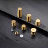 Brass Wooden Mini Board Feet 4Pcs Anti Slip Riser for Jewelry Box Display Tray Small Furniture DIY Craft Use