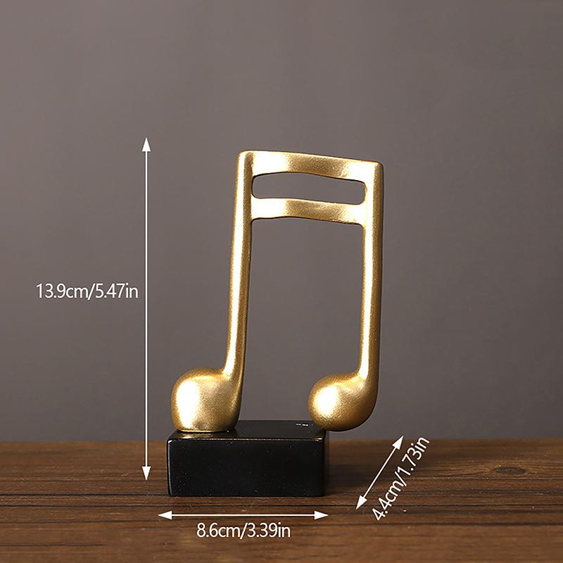 Простые музыкальные ноты Модель Продвинутые украшения Винный холодильник Тумба под телевизор Гостиная Домашний стол Украшения Изделия из смолы Подарки