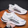 Summer men's shoes breathable sports shoes men's trend versatile little white shoes mesh sports leisure running dad trendy shoes
