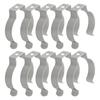 10Pcs Clamp Holders Lamp Tube Clip Heavy Duty Pipes Clamp Spring Terry Clip  for 25mm/32mm Dia Tube