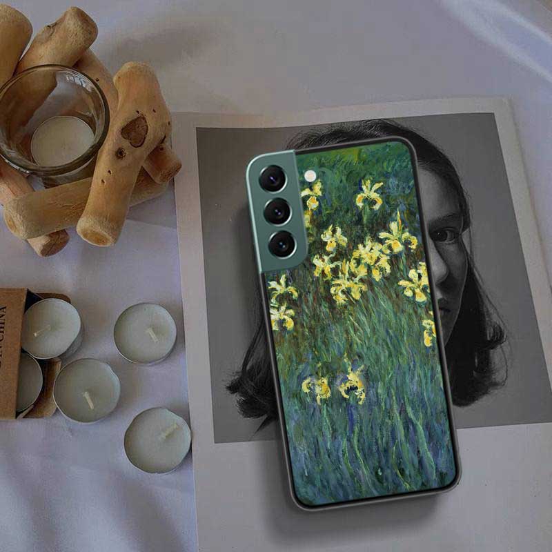 Чехол для телефона Claude Monet Garden Lotus Bridge для Samsung A02 A03 A03S A04 A04S Galaxy A55 A35 A25 A15 S10 Lite A9 A8 A7 A6 Plus A
