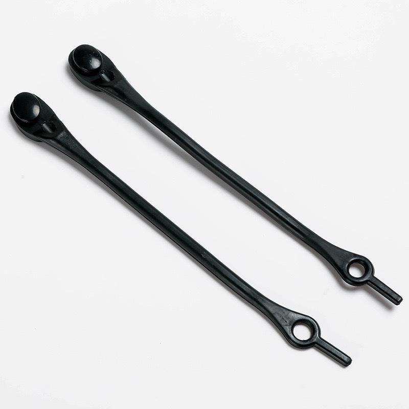 Elastic Lazy Shoelace Buckle White Shoes for Adults & Kids - No Tying Needed, Silicone, Unisex.