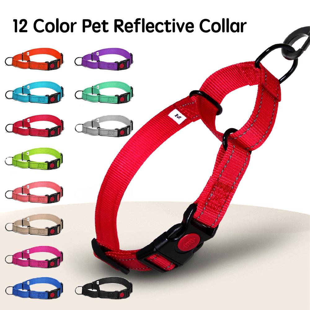 Регулируемые ошейники для домашних собак с замком безопасности на нейлоновой шее для золотистого ретривера, аксессуары для улицы 2 в 1, цепь для домашних животных