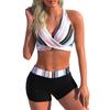 Women's Two Piece Bikini Sexy Beach Swimwear Fashion Print Bikini Set Women's Summer Fashion Swimming Bikini Swimwear