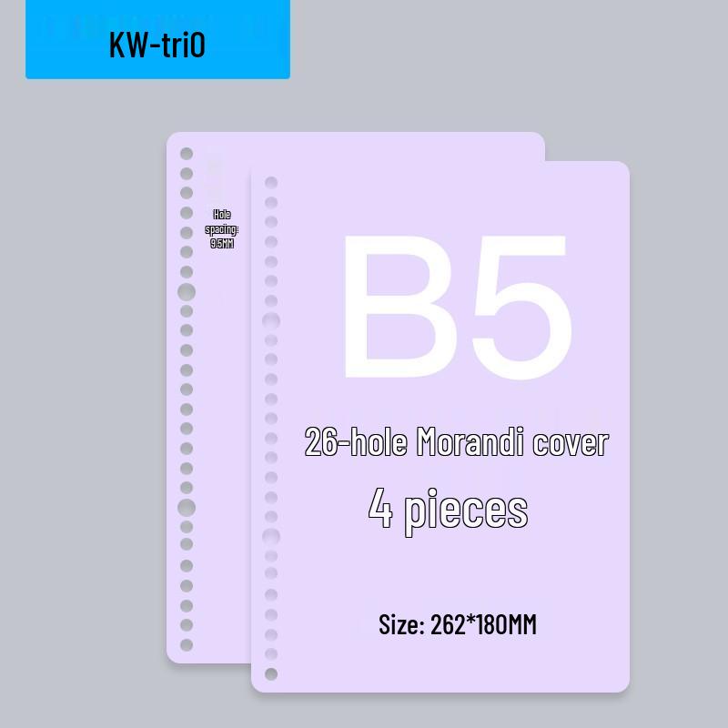Кольца для папок формата A4 и B5: Зажимы для блокнота на кольцах, 30 и 26 отверстий