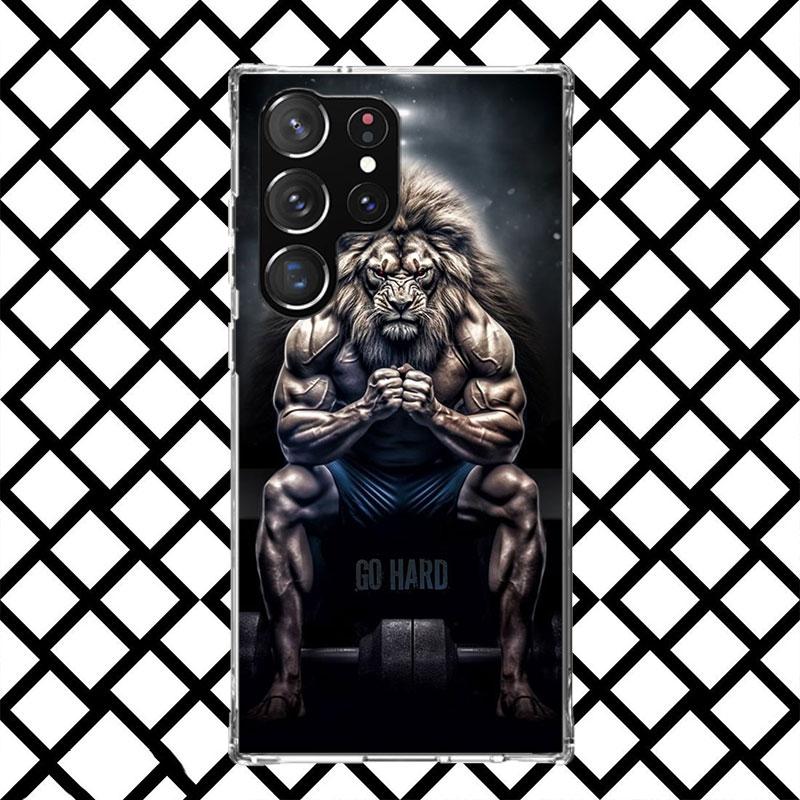 Lion Male Cub King Phone Case for Samsung Galaxy S26 S25 Edge S24 S23 Ultra S22 Plus S21 FE S20 + Soft Cover Print Fundas Galaxy