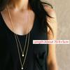 Multi-Layered Long Necklace Pointed Pearl Drop Pendant Necklace Women's Jewelry