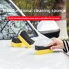 Car Wheel Polishing Waxing Sponge Brush Tire Cleaning Foam Sponge Pad Tyre Polish Detail Wash Wiper Cleaner Tool Car Accessories