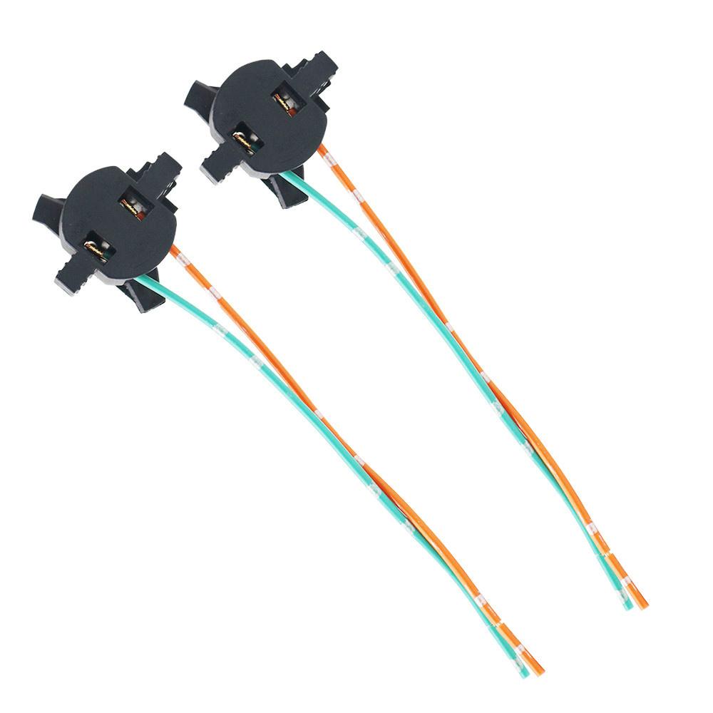 New 2x H7 Halogen Light Bulb Base Holder For Hyundai New Tucson Mitsubishi Outlander