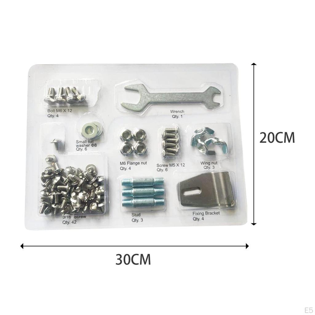 Garden Outdoor Patio Heater Hardware Assembly Kit Professional Simple To Install Screw Bolt Nut Set