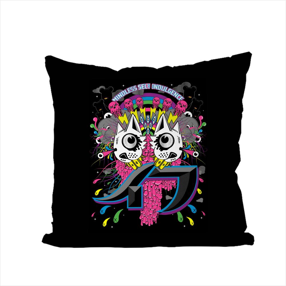 Band MMindless Self Indulgence Pillow Case For Car Sofa Decorative Home Doublesided Print Plush Square Throw Pillow Cushion Co