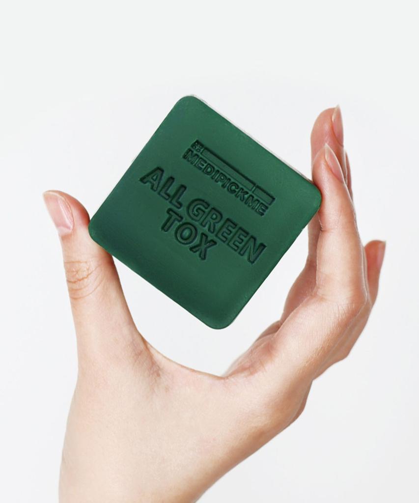 Мягкокислотный Cica All Green Tox Solution Магическое BHA Очищающее мыло 90 г