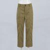 Womens Casual Winter Straight Leg Elastic Waist Corduroy Pants With Pockets