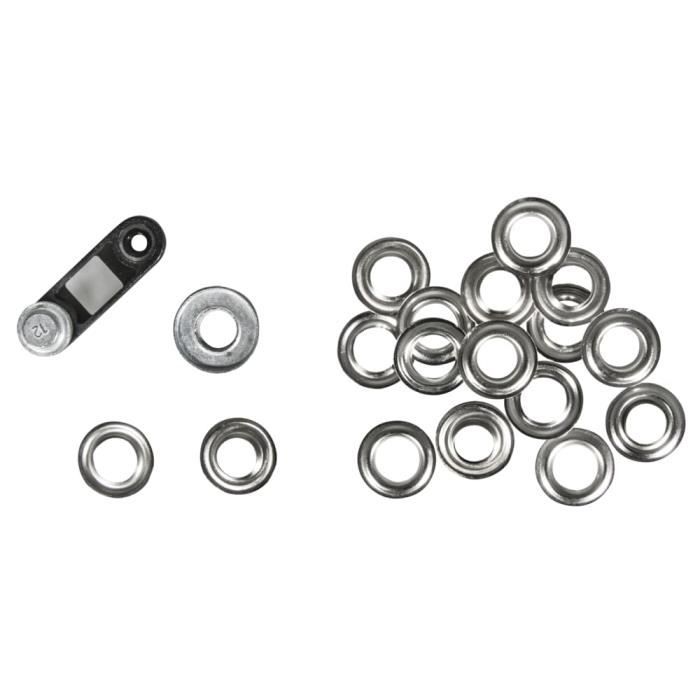 Oeillets en métal argent ancien ø24mm x10 - Rayher Argenté