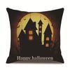 Хэллоуин Льняная Наволочка Наволочка с Принтом
