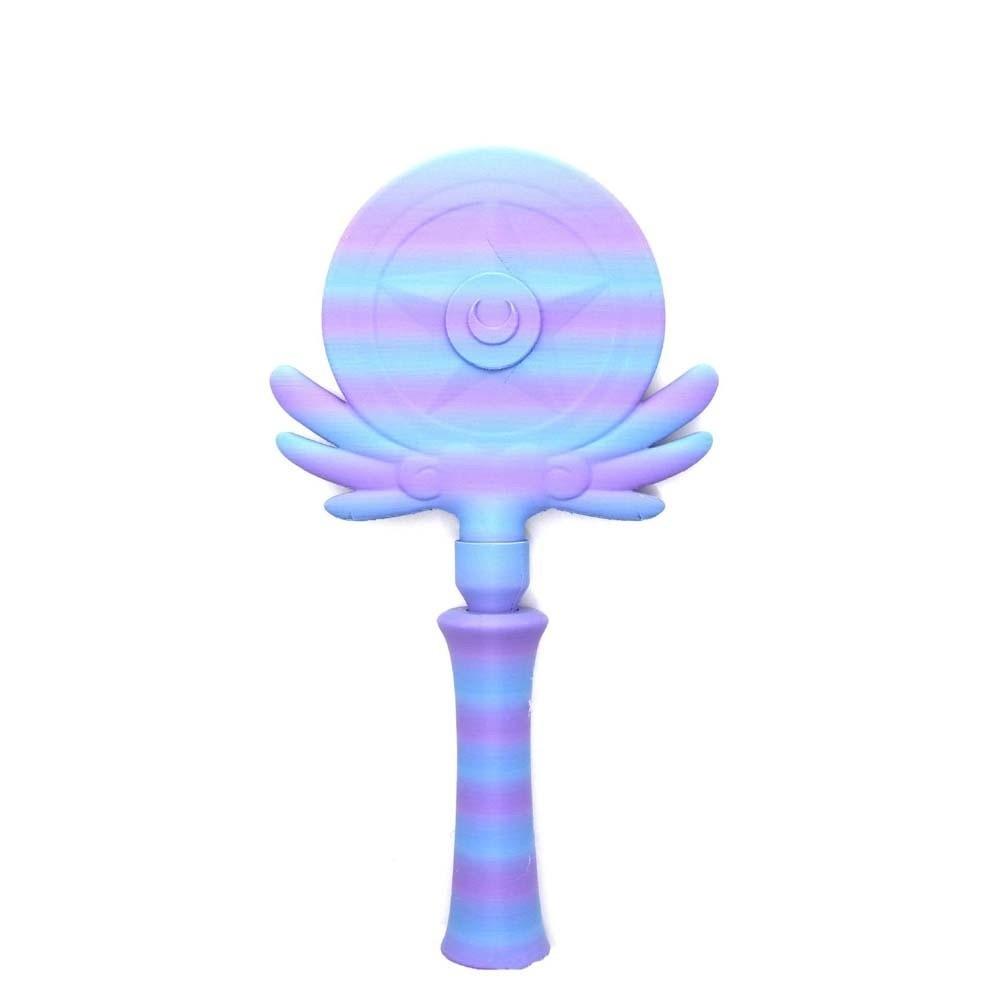 Creative 3D Printed Wand Tap To Pay Detachable Portable Contactless Payment Sleeve Funny Lightweight Moon Magic Wand Holder
