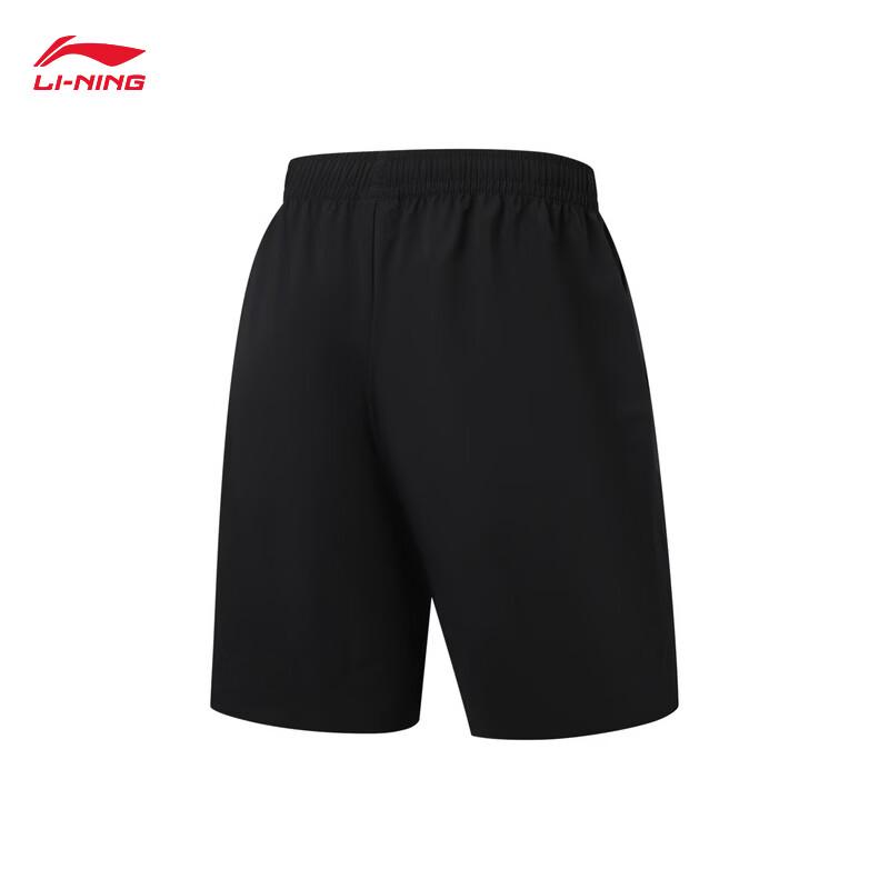 Li-Ning Мужской спортивный костюм с коротким рукавом и шортами, лето 2026, AWBW087