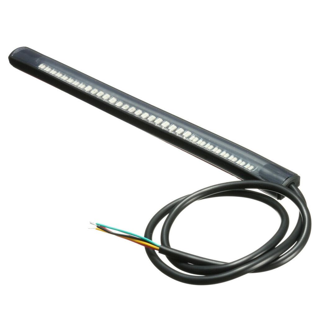 Аксессуары 48 светодиодная лента тормоз стоп гибкий мотоцикл