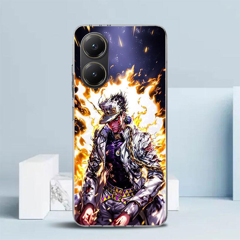 JoJo's Bizarre Adventure Куджо Джотаро Мягкий Чехол для Xiaomi Poco F7 Ultra X7 X6 X5 Pro M7 Чехол для Телефона Redmi 15 15C 13 13C 12 12C 1