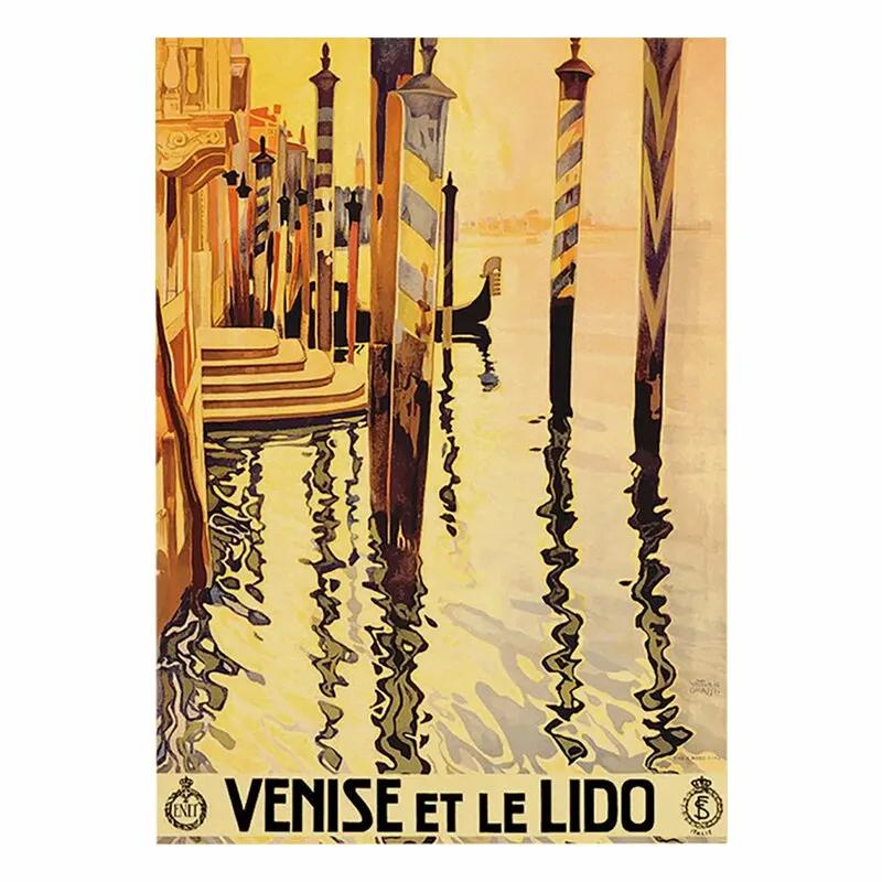 Винтажные металлические таблички с городами и пейзажами для путешествий Италия Япония Таиланд Таити Ретро-постеры для декора дома, бара, паба, клуба