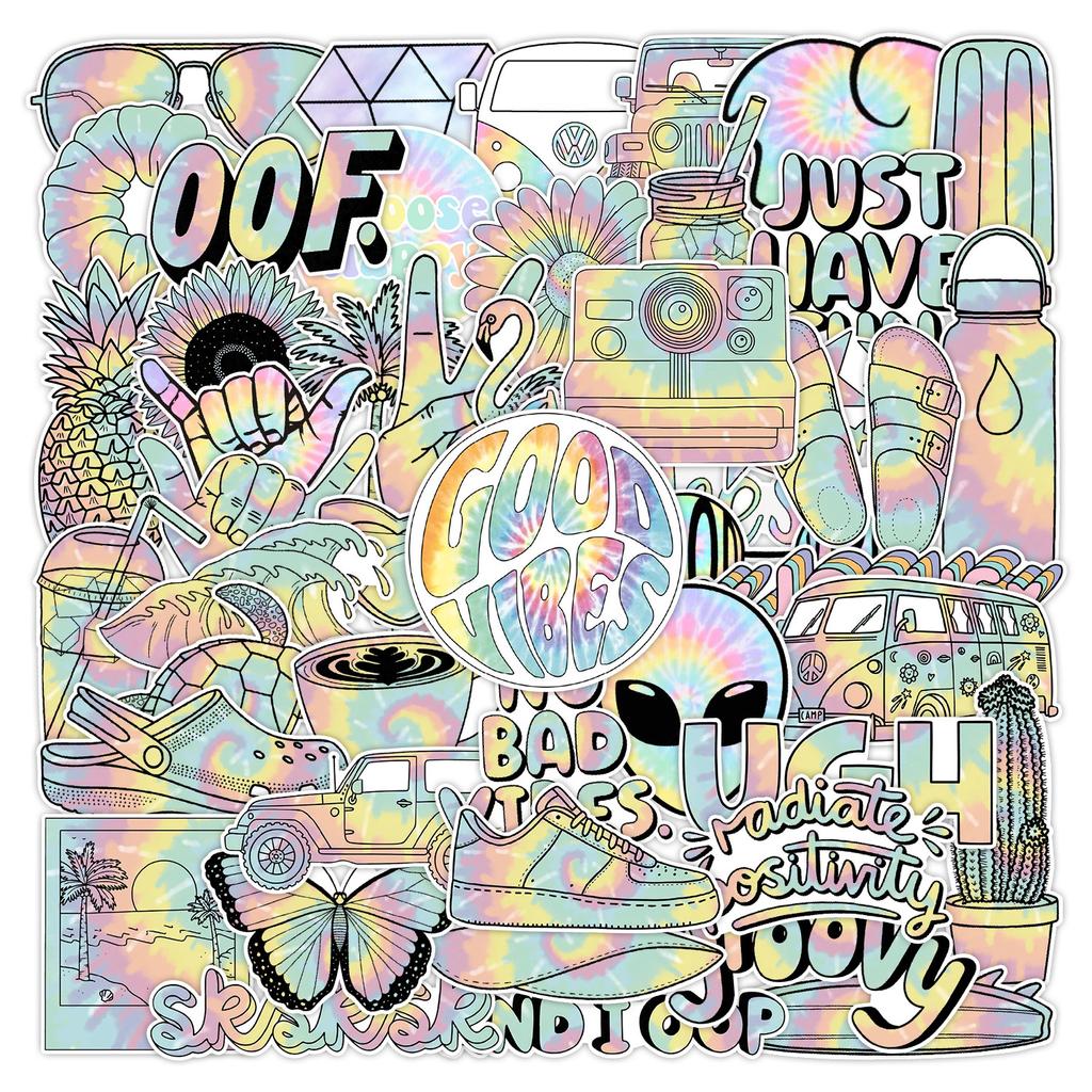 Акварельные наклейки с животными, кавайная кошка, олень, сова, водостойкая многоразовая наклейка, сделай сам, бутылка, украшение для мобильного телефона для ноутбука