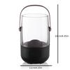 Flickering Flame Diffuser  Vintage 200ML Humidifier with Timer & Auto Shut-Off for Relaxation