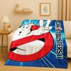 3D Horror Movie G-Ghostbusters Cartoon Flannel Blanket,Ultra Soft Warm Plush Throw for Home Bedroom Bed Sofa Cover Office Kids