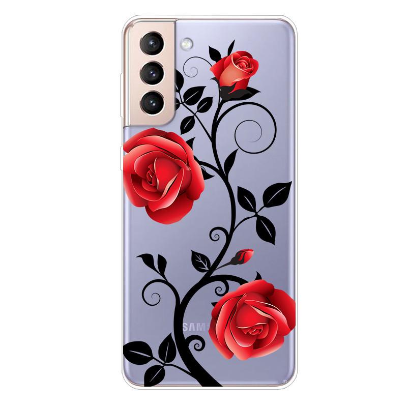 Чехол для Samsung S21 FE ТПУ Силиконовый Мягкий Прозрачный Чехол для Samsung Galaxy S 21 / S21 Plus 5G Обложка S21 Ultra FE Прозрачный Чехол