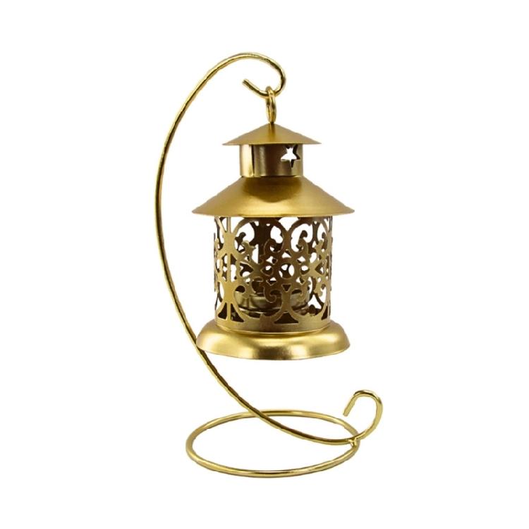 Elegant Cutout Metal Birdcage Hanging Lanterns Tealight Candle Holders With Rustproof Construction for Wedding Christmas