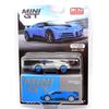 MINI GT масштаб 164, США, эксклюзив MiJo Toys Bugatti Centodieci (Синий Бугатти) Машина сопровождения MGT00586-MJ-CHASE