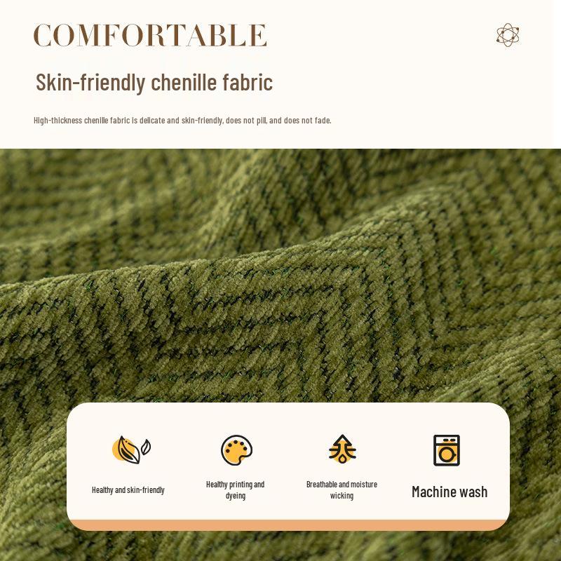 Роскошная шенилловая подушка для дивана: 2025 Нескользящие, Круглогодичный Комфорт и Стиль