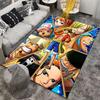 "One Piece Anime Carpet Featuring Straw Hat Crew Characters Design" Suitable for use as an anti-slip for living room bedroom sofas