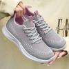 Обувь Женская обувь Универсальная летняя повседневная одинарная обувь Полая дышащая обувь для бега Мягкая подошва Удобная спортивная обувь