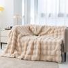Bubble Rabbit Blanket Flannel Blanket Four Season Nap Sofa Blanket Coral Fleece Leisure Air Conditioning Cover Blanket Thickened Plush Bed Cover