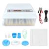 Egg Incubator Smart Multifunctional Digital with Automatic Turning Water Adding for Hatching Chicken Duck Egg UK Plug