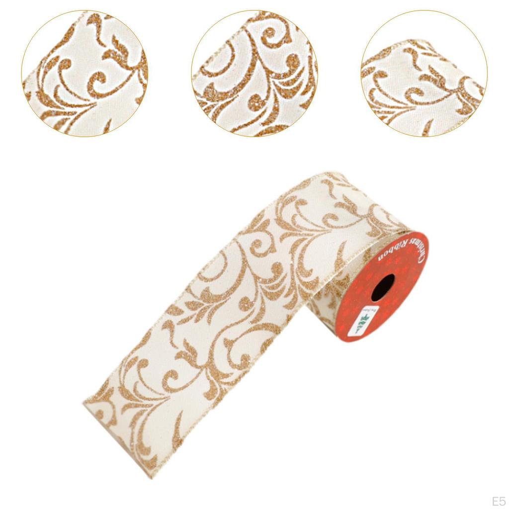 Рождественская лента проволочная декоративная рождественская для поделок ручной работы