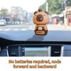 Украшения на приборную панель автомобиля Капибара Танцующие фигурки на солнечной батарее Аксессуары для интерьера автомобиля Для настольной консоли Ежедневное вождение Грузовик
