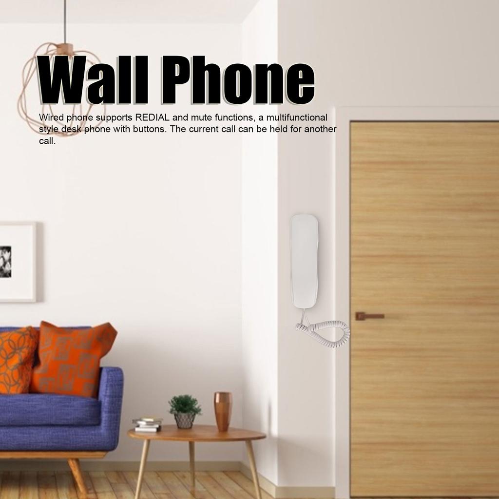 Wall Mounted Phone  ing   Function Corded Telephone for   Hotel