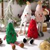 1PC Plush Cute Doll Ornament Home Christmas Tree Doll Christmas Decorations Long Leg Kids Gifts Table Decoration New Year 4 Colors