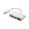 OTG картридер для мобильного телефона Huawei: 3-в-1 USB 3.0 Кабель-адаптер для карт SD/TF.