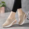 Women Walking Shoes Air Cushion Non Slip Orthopedic Shoes Ladies Platform Mules Breathable Wedge Female Sneakers