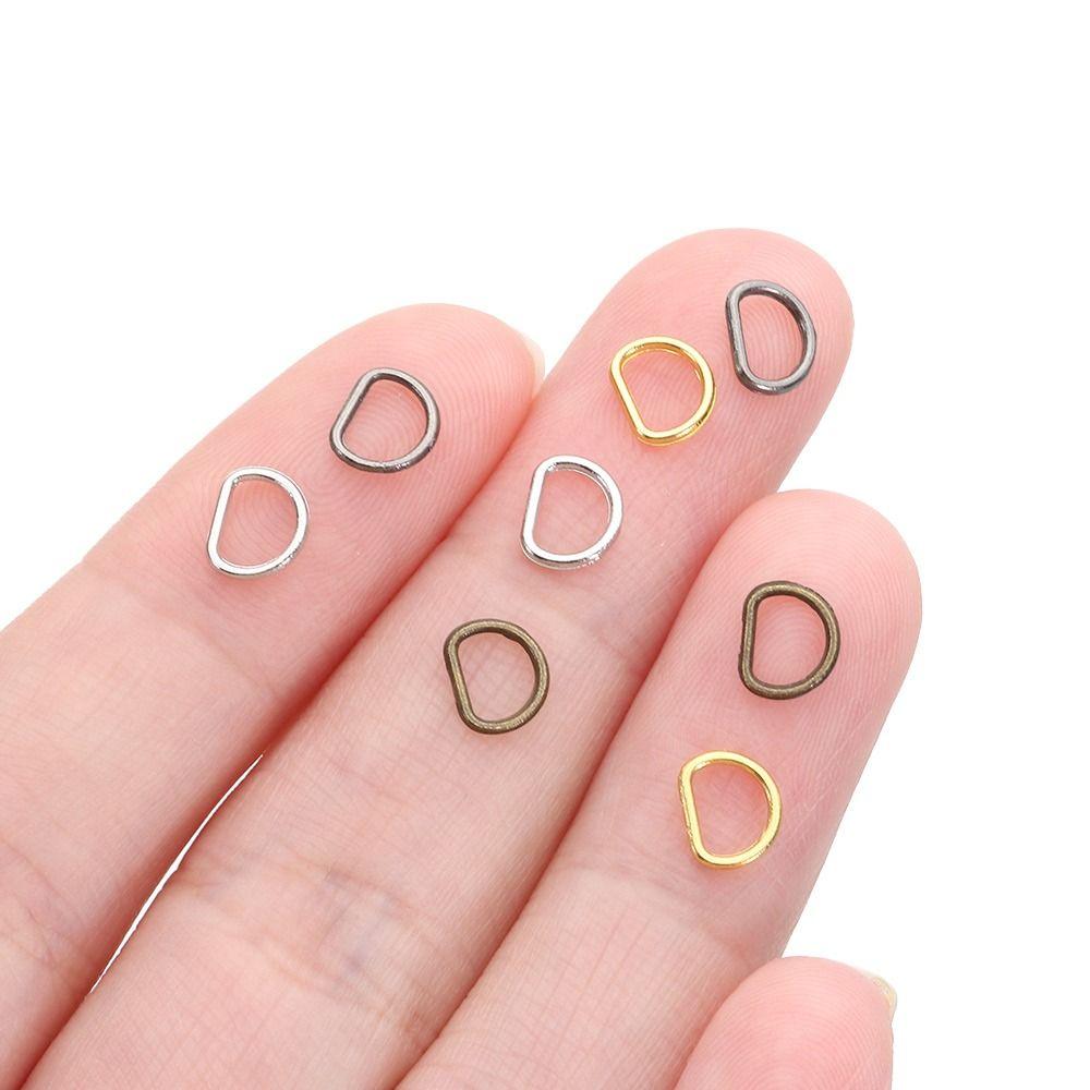 4мм/5мм 4 цвета Мини Ультрамаленькие Сумки для Кукол Аксессуары D-Пряжка Ремень Пуговицы DIY Кукольные Пряжки