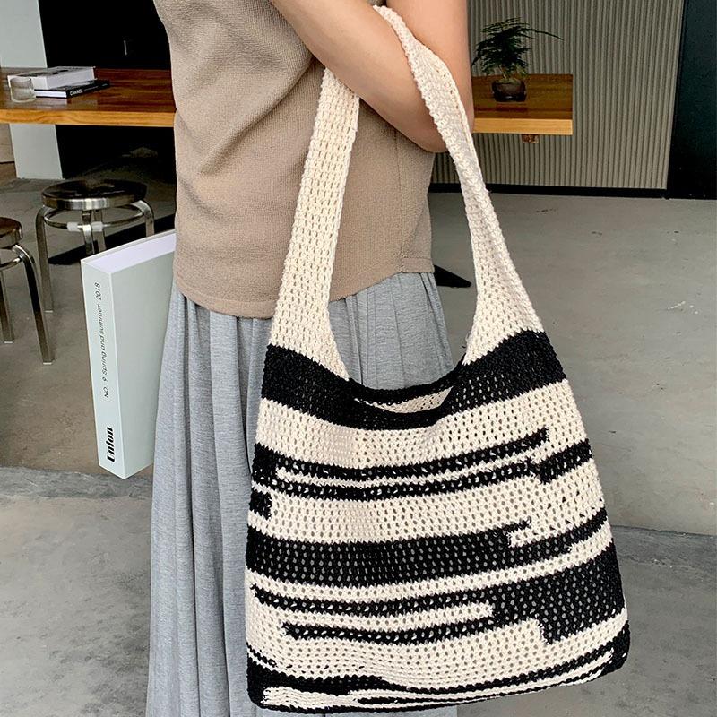 Knit Bag Woven Bag Simple Bag Women's Superior Hand Bill Shoulder Bag