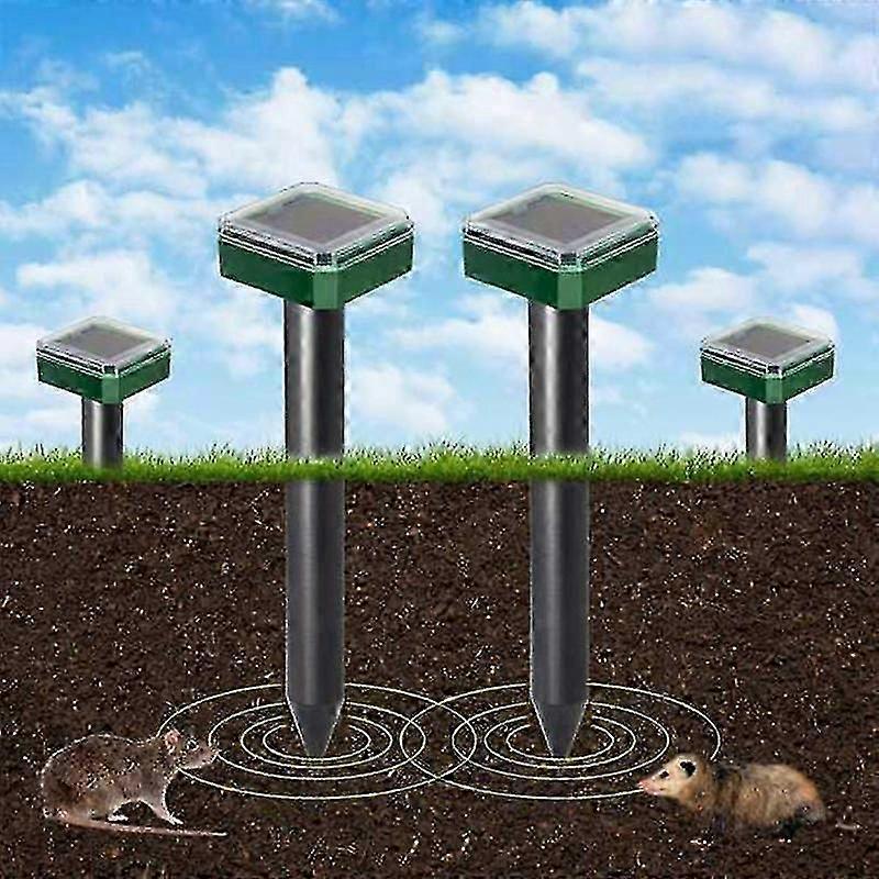 6 Pcs Solar Powered Snake Repellent For Outdoors,ultrasonic Snake Repellent,solar Snake Repellent F