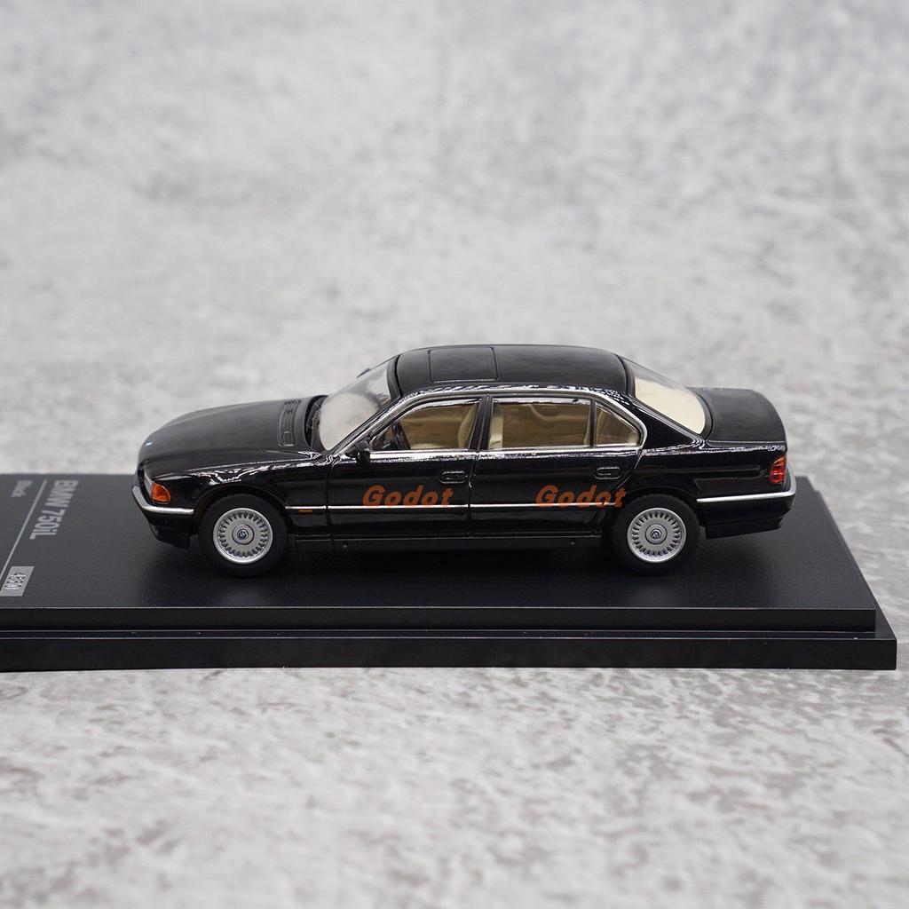 AR Box 1:Масштаб 1:64 Литой сплав BMW 750iL E38 Седан Игрушечные Автомобили Модель Классика Ностальгия Подарки для Взрослых Сувенир Статичный Дисплей