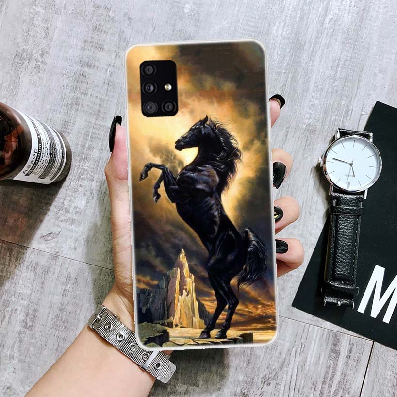 Чехол для телефона "Лошадь Великая Красота Скачущая" для Samsung Galaxy A14 A15 A13 A12 A54 A55 A53 A52 A04S A24 A25 A23 A22 A34 A35 A33 A32