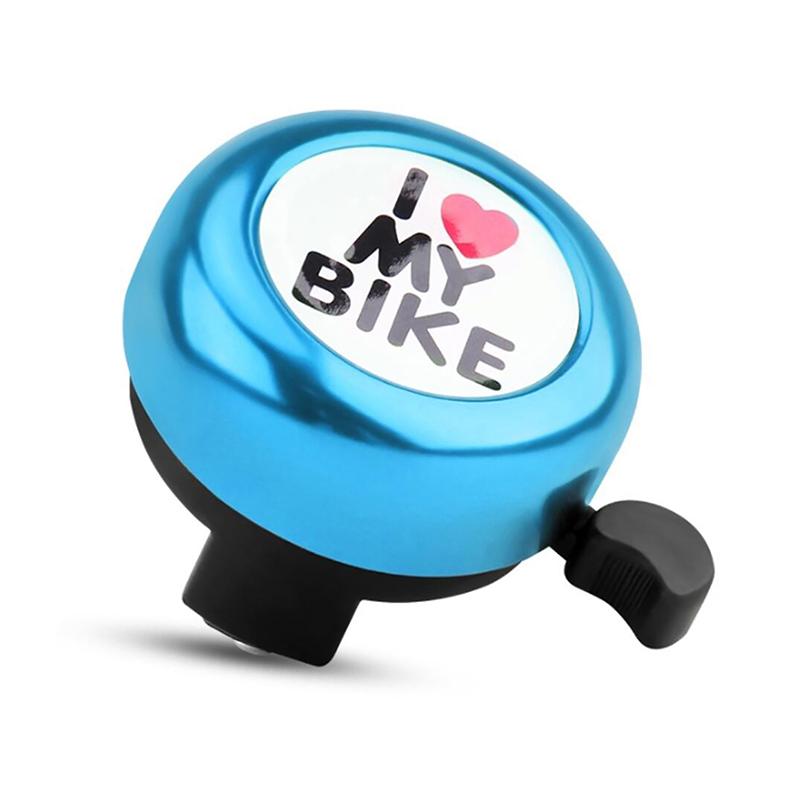 Heart "I LOVE MY BIKE" Bike Bell for Kids, 54mm Classic Bell Fun Gift for Children's Bicycles Cycle Bell