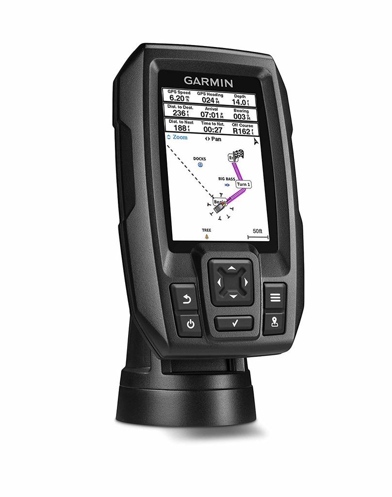 Цветной эхолот GARMIN STRIKER4 с GPS и водонепроницаемым 3,5-дюймовым встроенным высокочувствительным [Б/У]